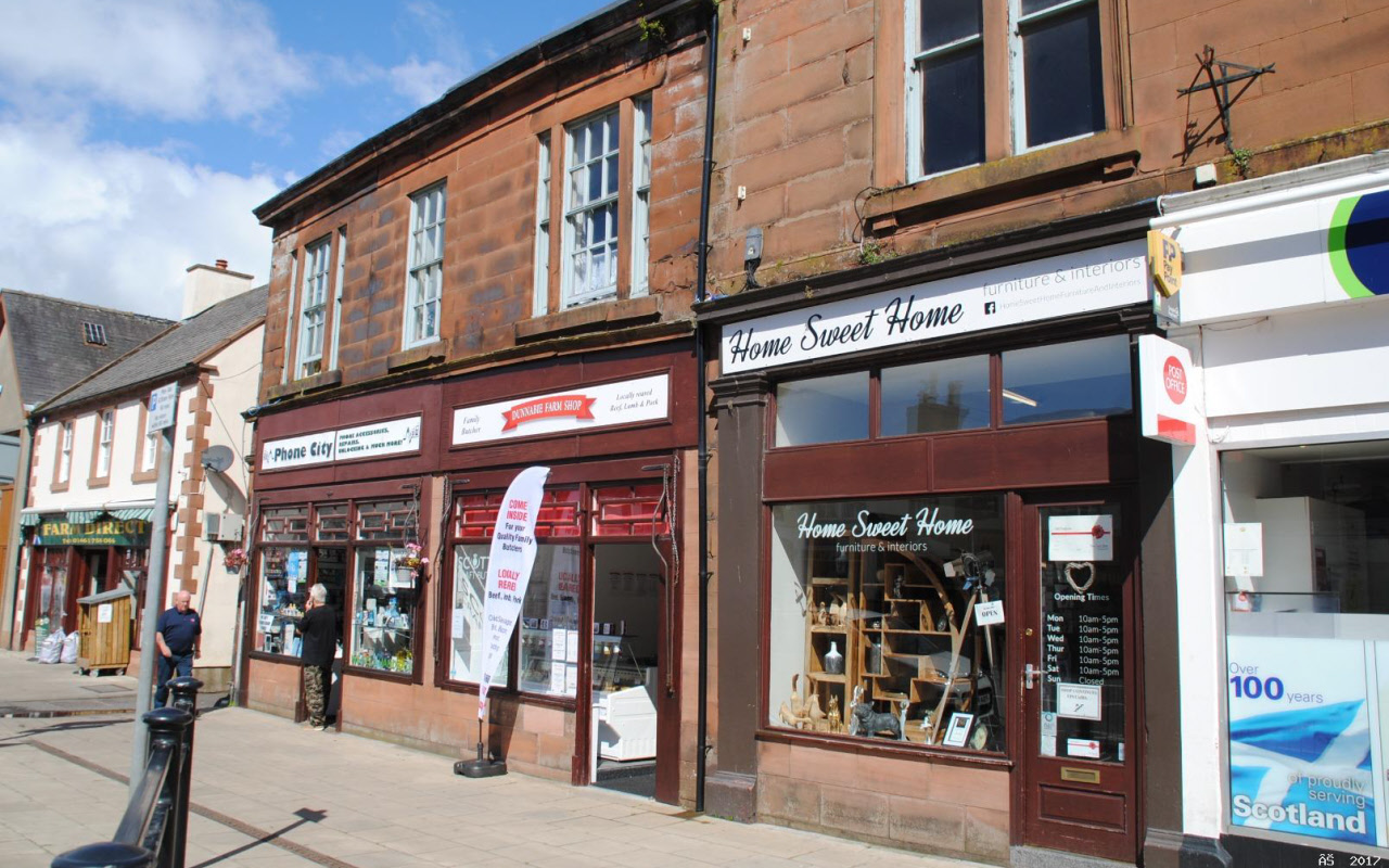 Butchers in Town Centre, Dumfriesshire