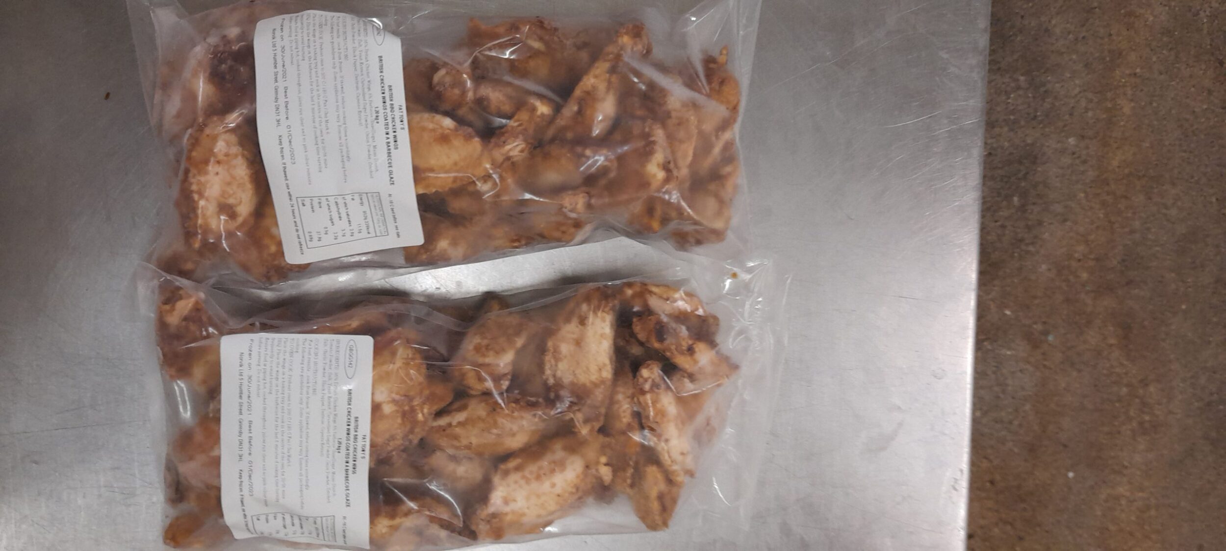 IQF BBQ Chicken Wings