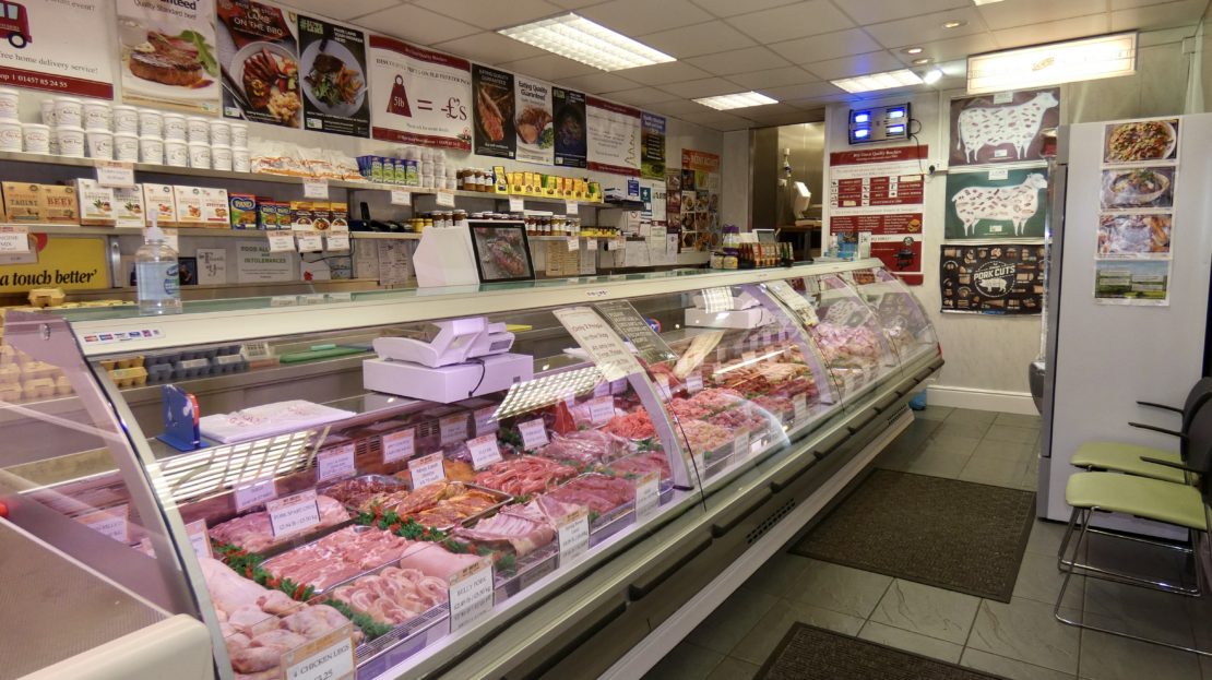 Leasehold Wholesale and Family Butcher For Sale in Glossop