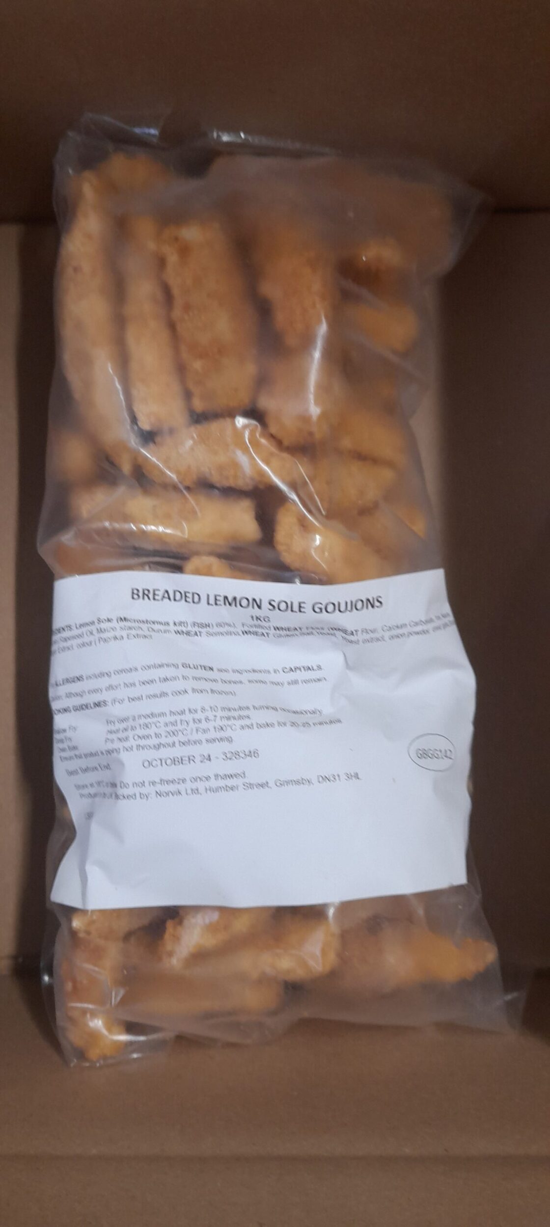 Wholesale Lemon Sole Goujons Buy Online from Meatex