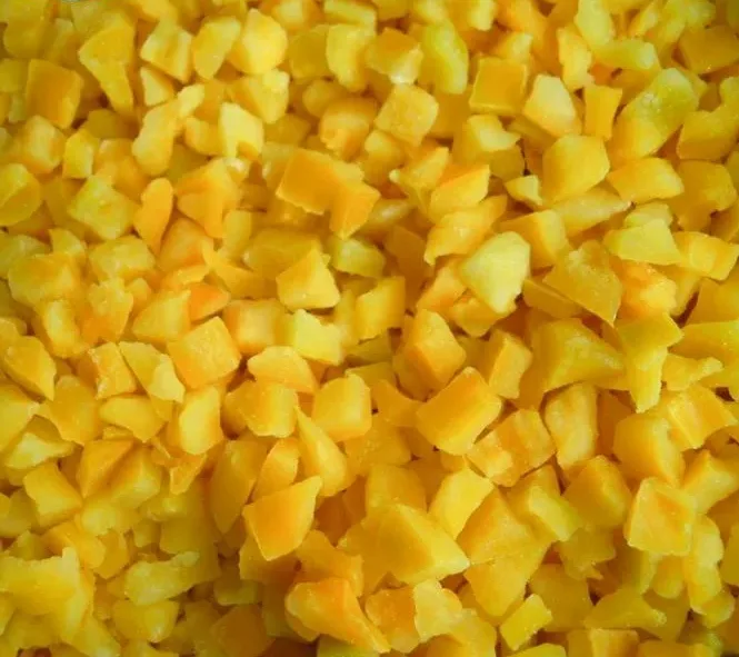 Diced Yellow Peppers 10mm