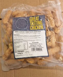 Breaded Chicken Sticks