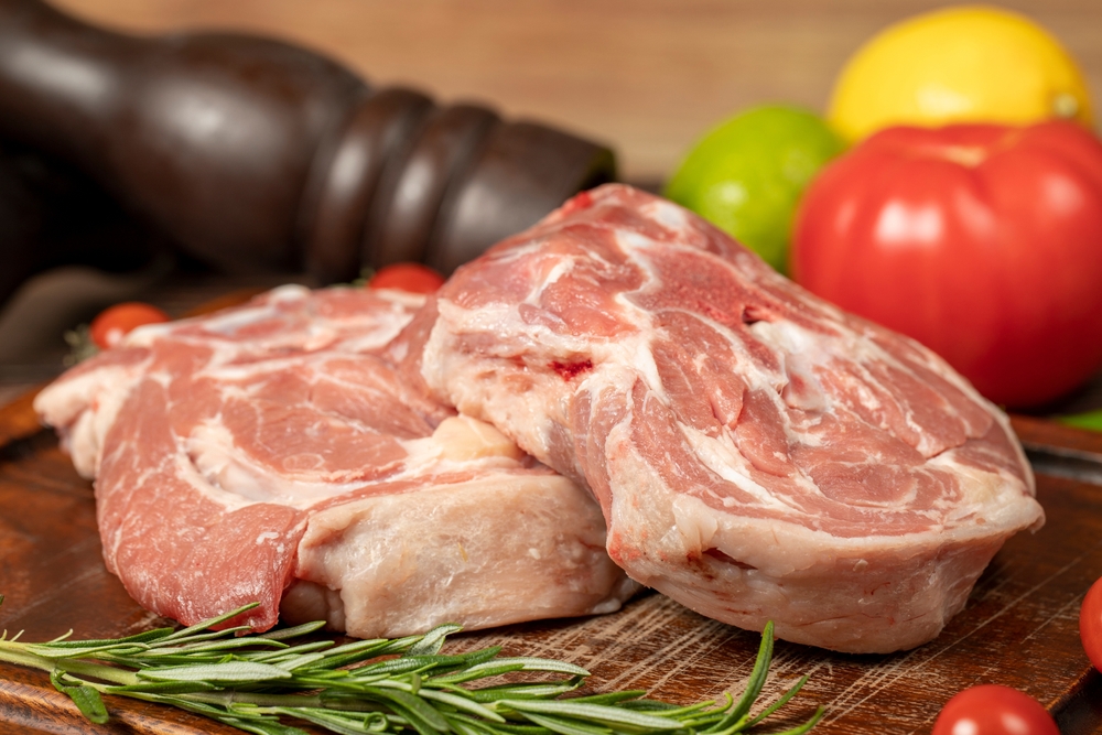 Bulk lamb neck cuts suitable for stews, curries, or processing