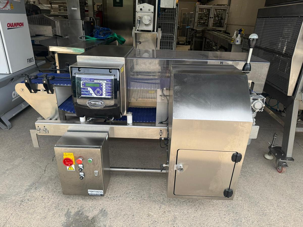 Fortress metal detector for food processing – stainless steel inspection system

