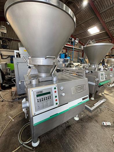 Vemag Robot DP 10 vacuum filler with loader – stainless steel food processing machine

