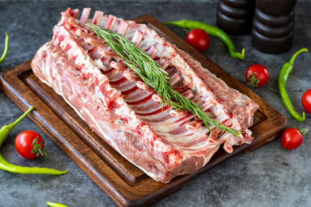 Lamb chops supplied by Meatex UK
