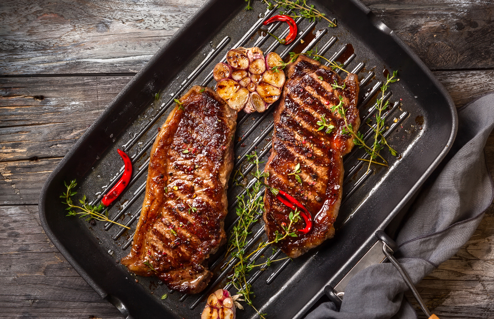 Prime beef striploins 6–7 kg vacuum-packed