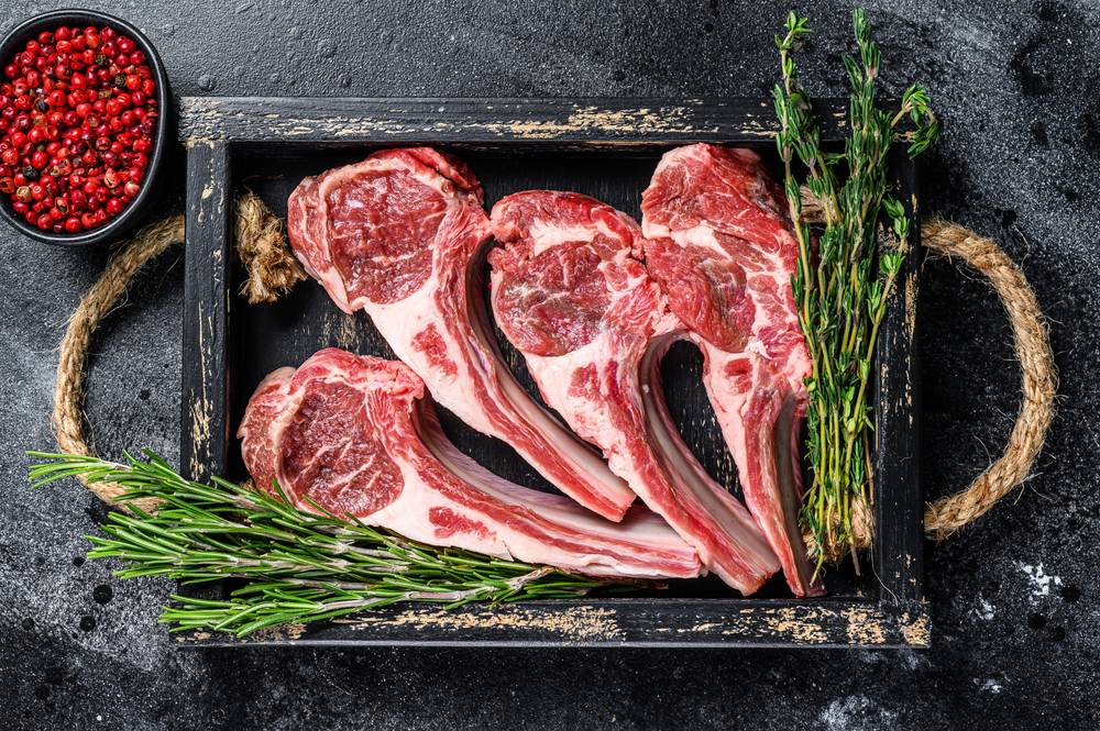 Raw lamb meat chops | Meatex
