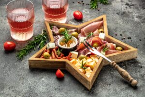Festive charcuterie board